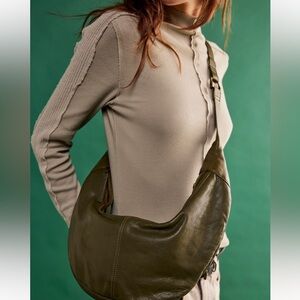 Free People Genuine Leather Idle Hands Sling